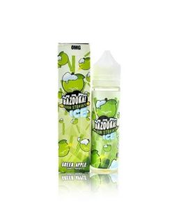 Green Apple Ice By Bazooka Sour Straws 60ml