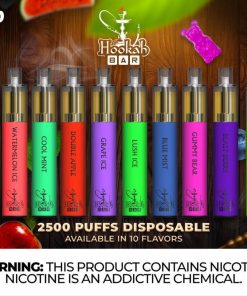 Hookah Bar Disposable Vape 2500 Puffs
