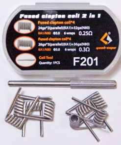 F201 Fused Clapton Coil 2 in 1 By Geek Vape