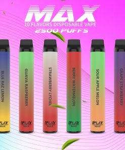 IPLAY MAX Disposable 2500 Puffs Pod Athentic Vape