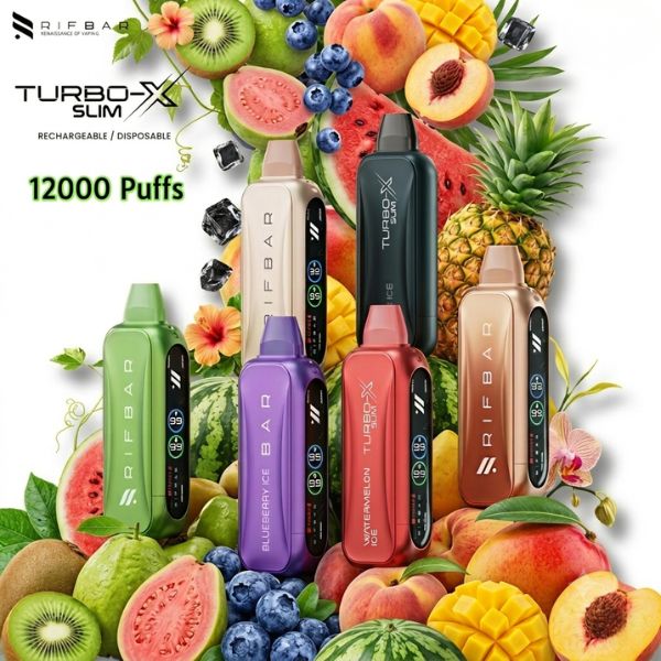 RIFBAR Turbo X Slim 12000 Puffs