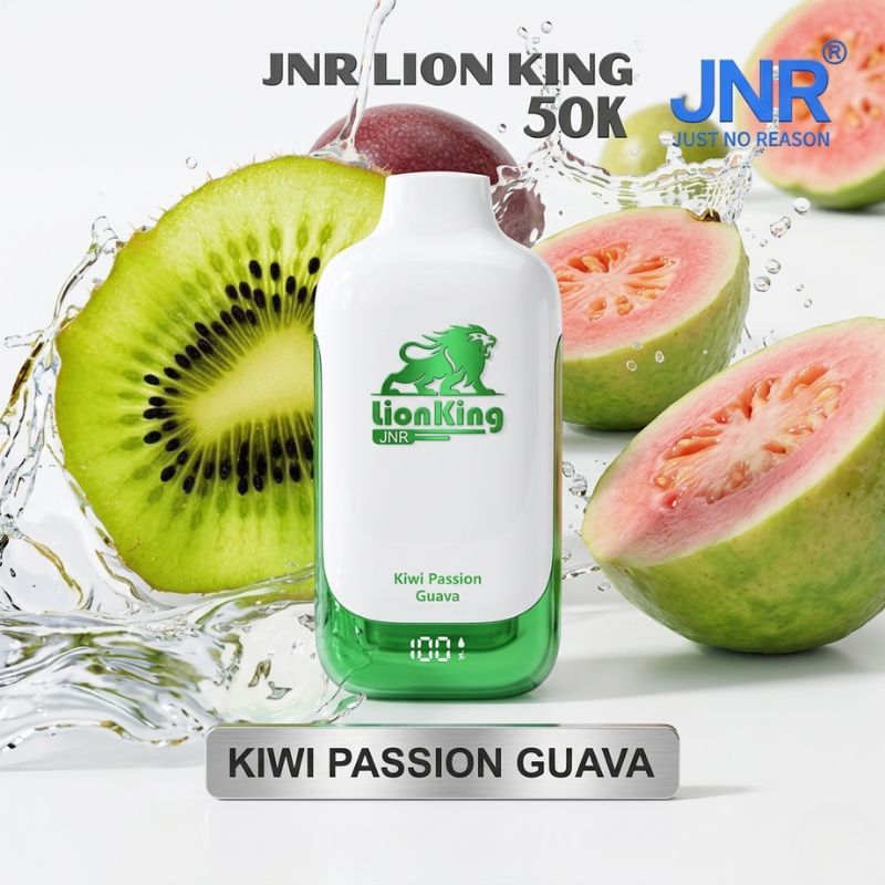 JNR Lion King 50000 Puffs 50mg Kiwi Passion Guava