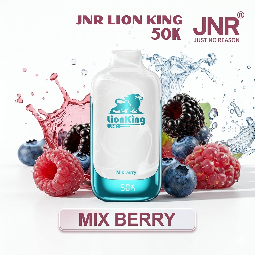 JNR Lion King 50000 Puffs 50mg Mix Berry