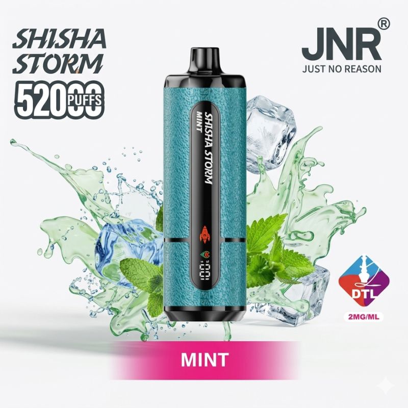 JNR Shisha Storm 52000 Puffs Mint