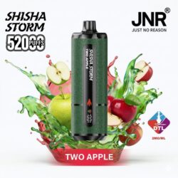 JNR Shisha Storm 52000 Puffs Two Apple