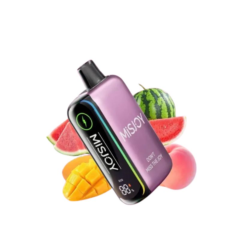 Misjoy Beta 50000 Puffs Vape 50mg Peach Mango Watermelon