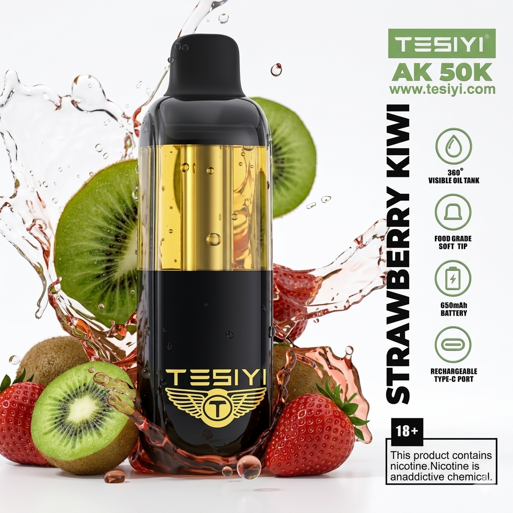 Tesiyi Ak 50000 Puffs Disposable Vape Strawberry kiwi