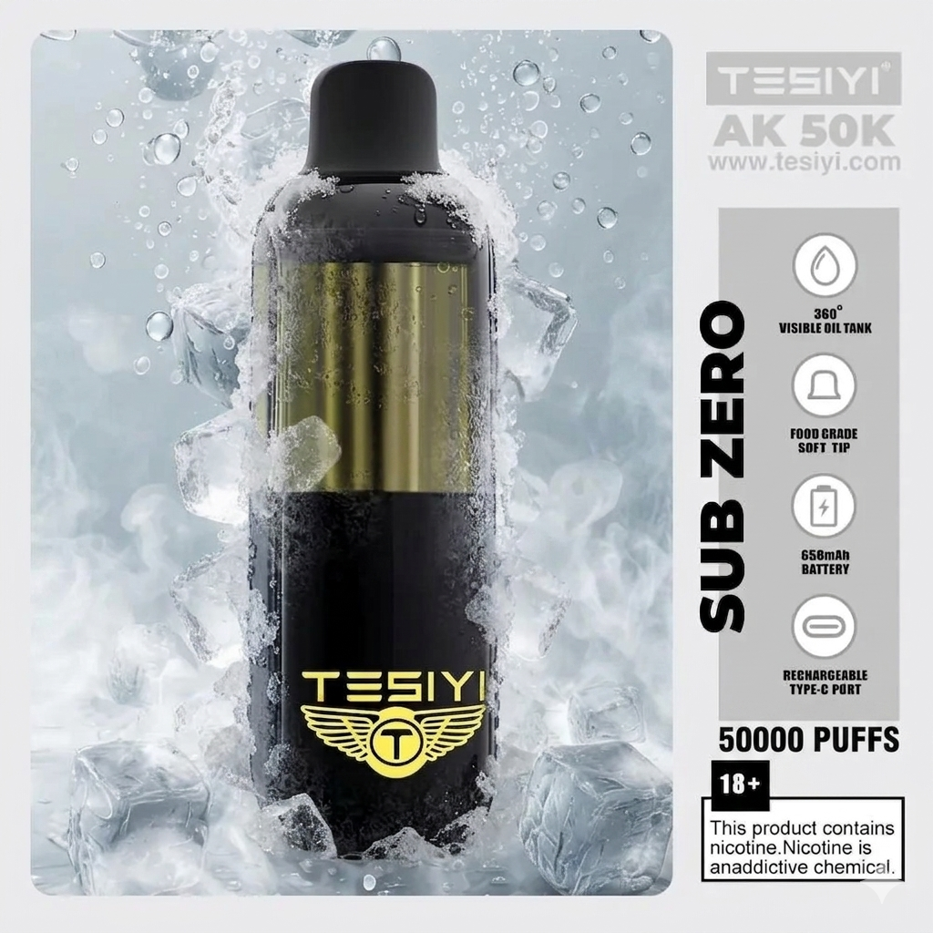 Tesiyi Ak 50000 Puffs Disposable Vape Sub zero