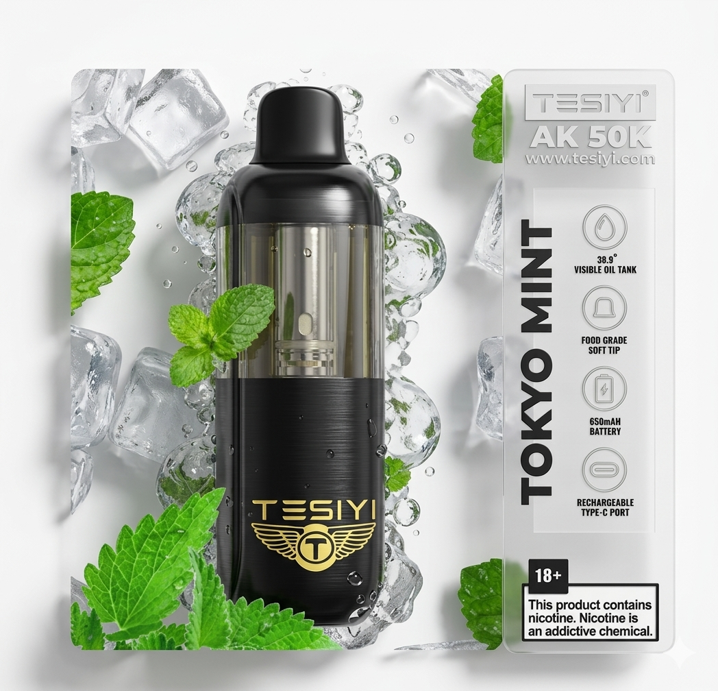 Tesiyi Ak 50000 Puffs Disposable Vape Tokyo mint