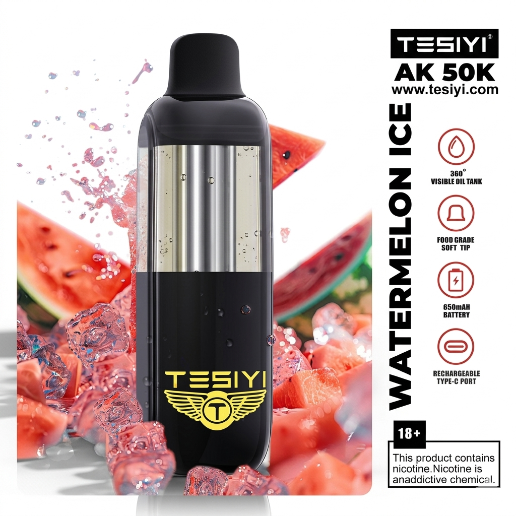 Tesiyi Ak 50000 Puffs Disposable Vape Watermelon ice
