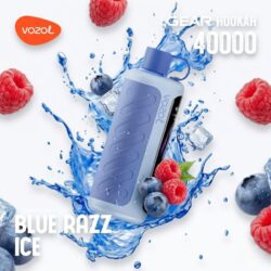 VOZOL Gear 40000 Puffs Hookah Vape Blue Razz Ice