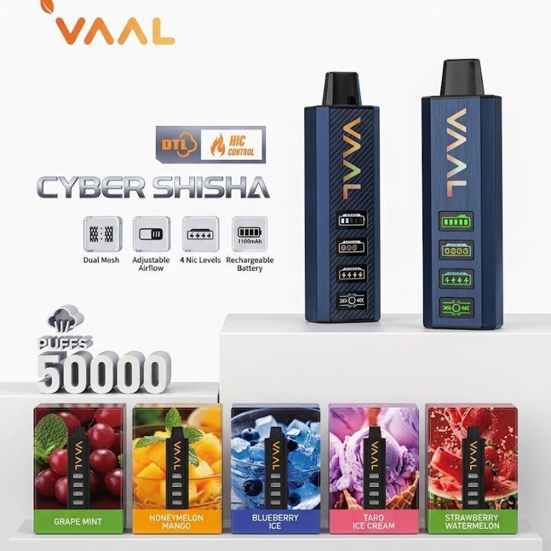 Vaal Cyber Shisha 50000 Puffs Disposable Vape