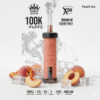 Xtra Sultan Shisha DTL 100000 Puffs Peach Ice