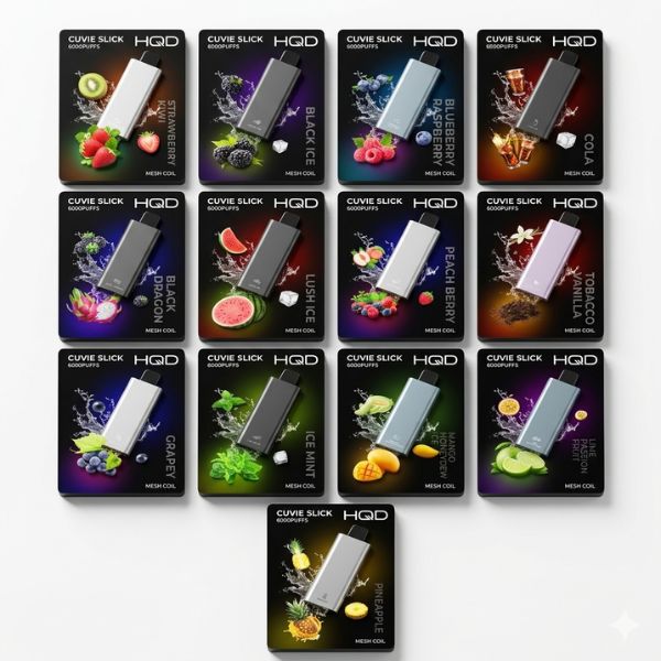 Buy HQD Cuvie Slick 6000 Puffs 20MG Vape in Dubai UAE