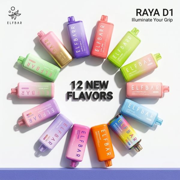 ELFBAR Raya D1 13000 Puffs 50mg Vape Dubai Fast UAE Delivery