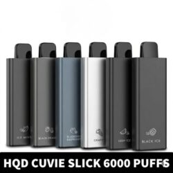 HQD Cuvie Slick 6000 Puffs Disposable Vape 50MG Best Price UAE