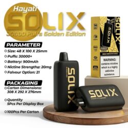 Hayati Solix 30000 Puffs Vape UAE Authentic Disposable Vape