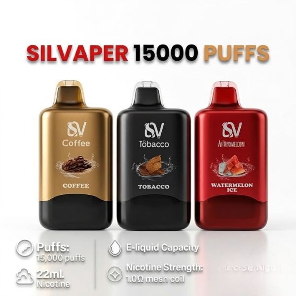 Silvaper 15000 Puffs 20mg Disposable Vape