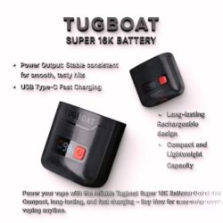 Tugboat Super 16000 puffs battery pack 550mAh