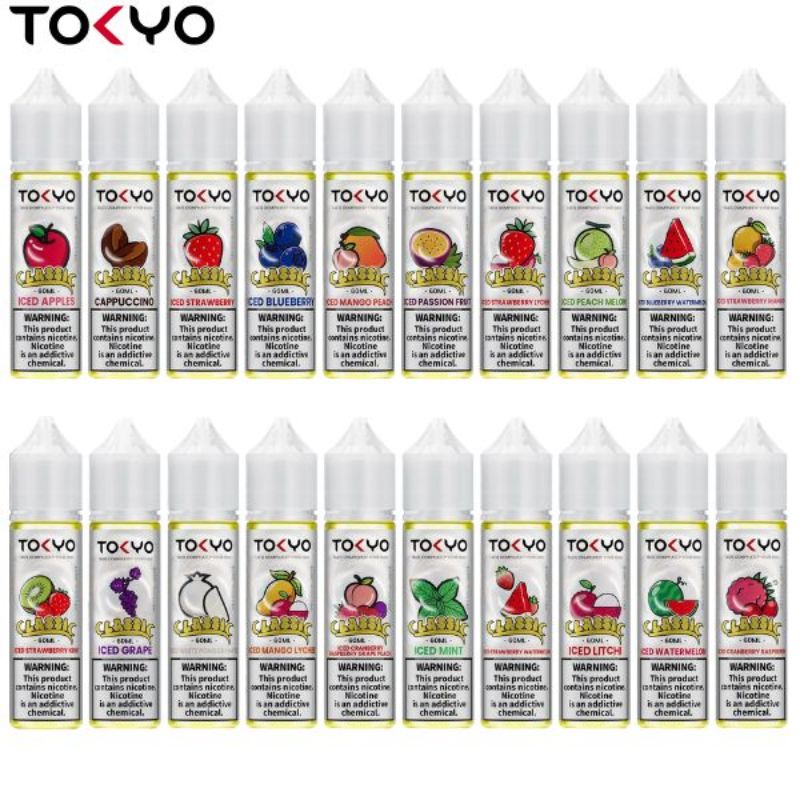 Classic Series Tokyo Vape Juice Flavours 60ml